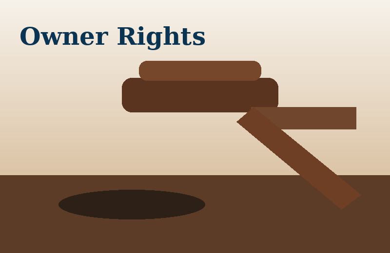 Gavel representing condo lawsuit